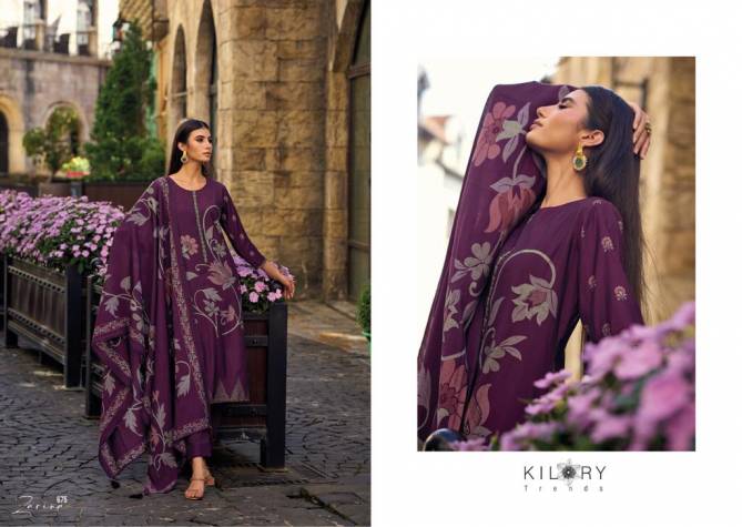 Kilory Zarina Pure Viscose Muslin Digital Printed Suits
